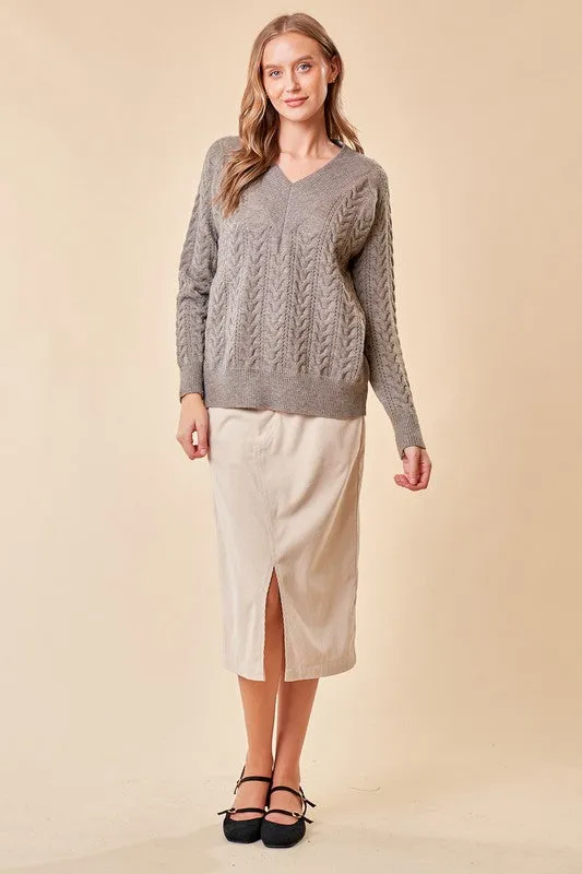 Autumn V-Neck Sweater