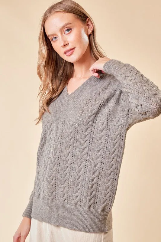 Autumn V-Neck Sweater