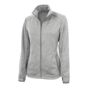 B2003W Ladies Heathered Fleece Jacket