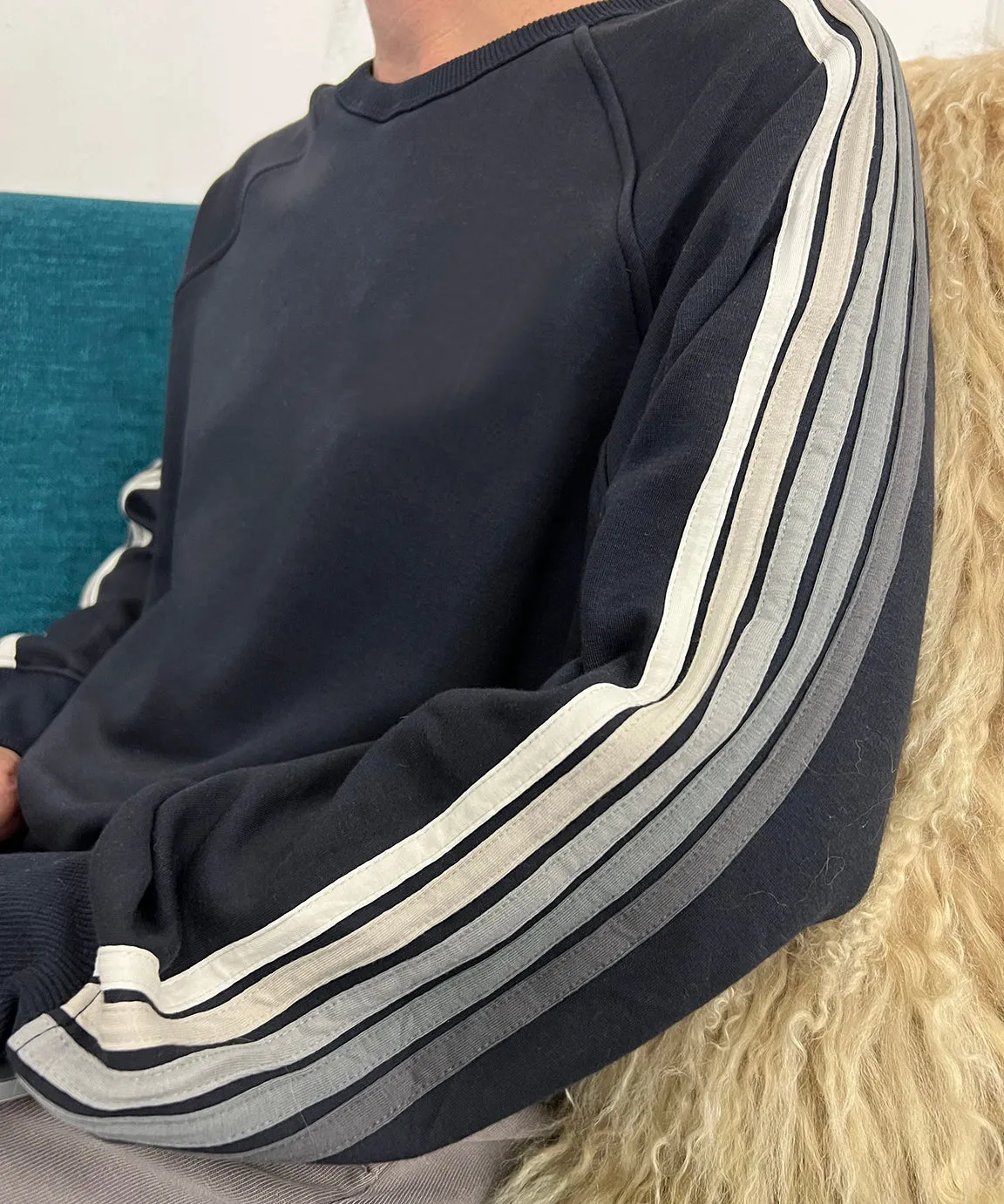 Cal Poly Humboldt Striped Crewneck Sweatshirt
