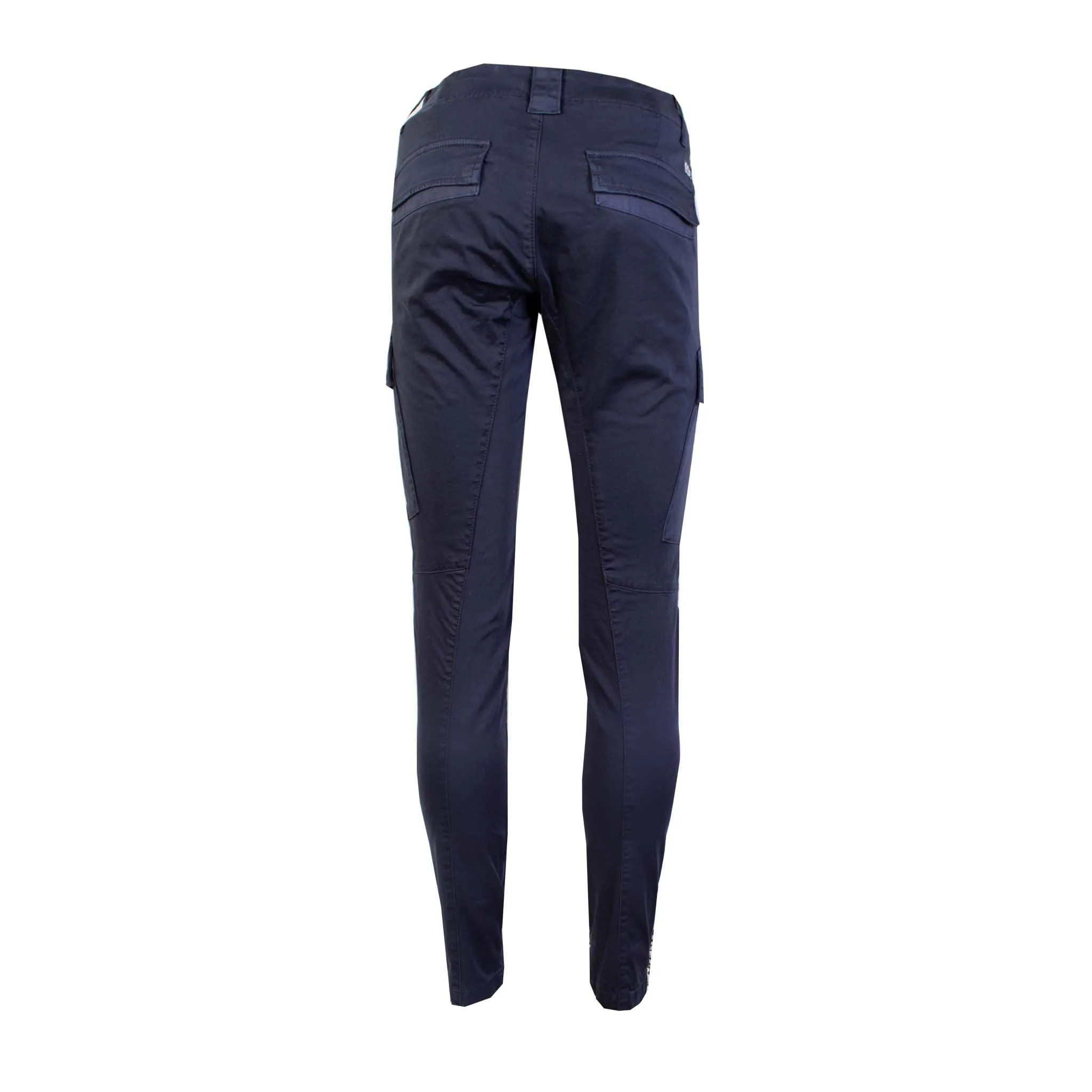 C.P. Company Sleek Slim Fit Cotton Cargo Pants - Blue