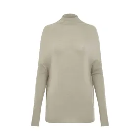 Crater Rasato Knit Sweater in Pearl