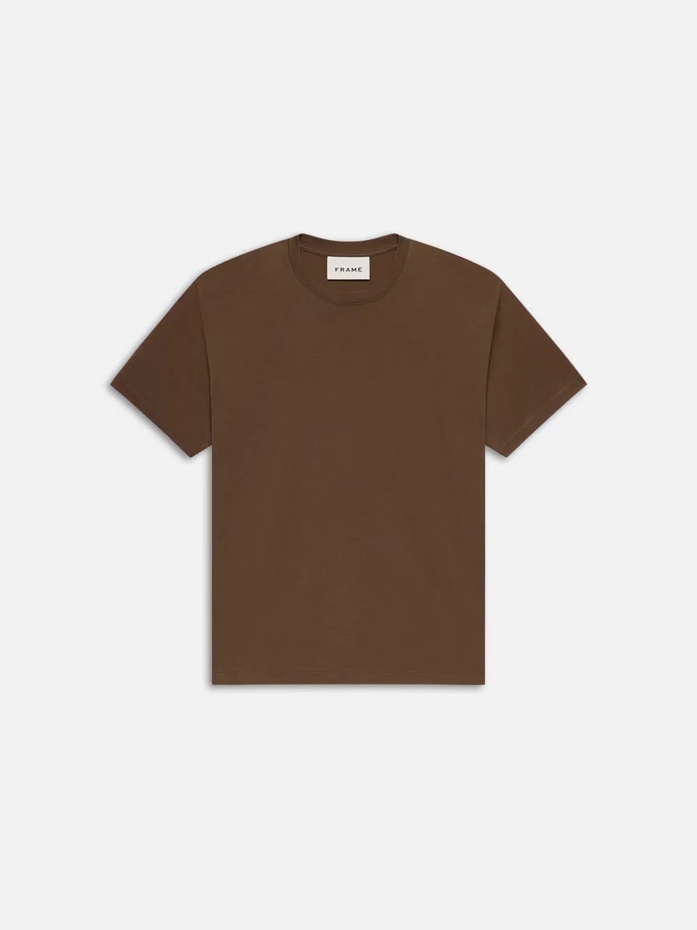 FRAME Logo Tee -- Soft Mocha