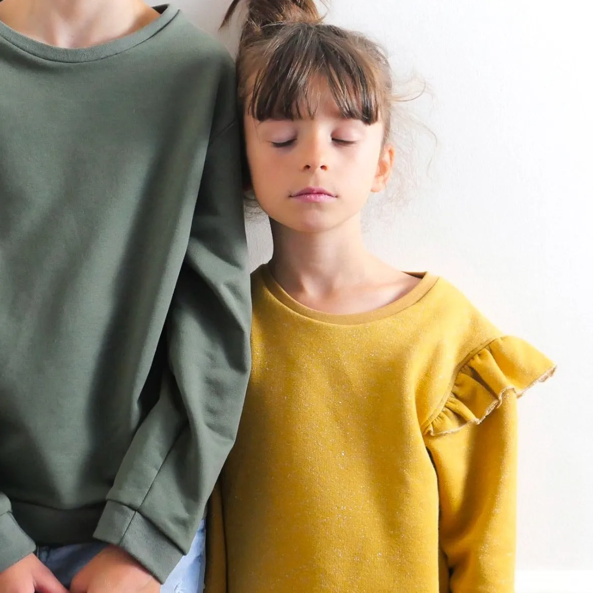 JASMIN Duo Sweatshirt   Dress - Girl   Mum - PDF Sewing Pattern