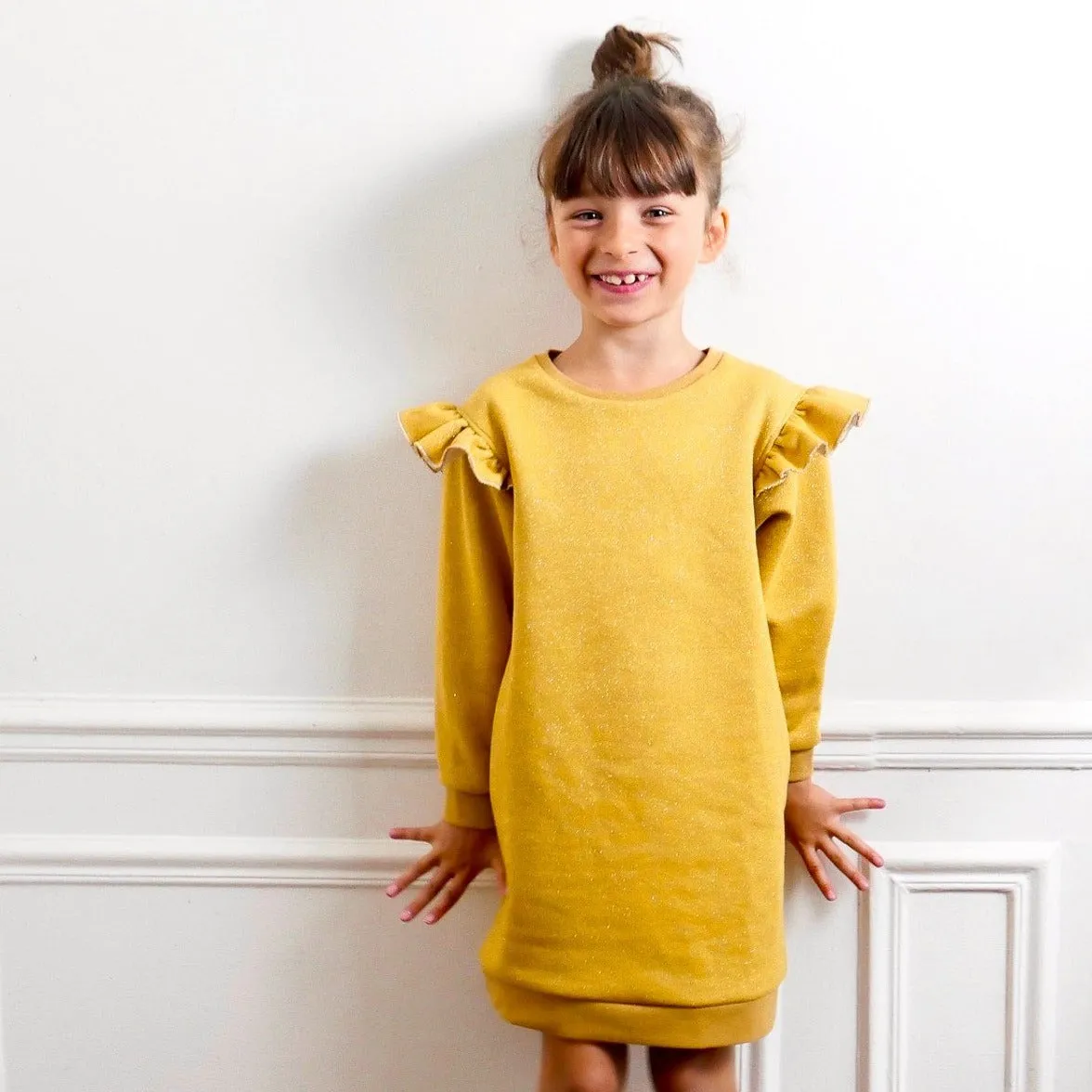 JASMIN Duo Sweatshirt   Dress - Girl   Mum - PDF Sewing Pattern