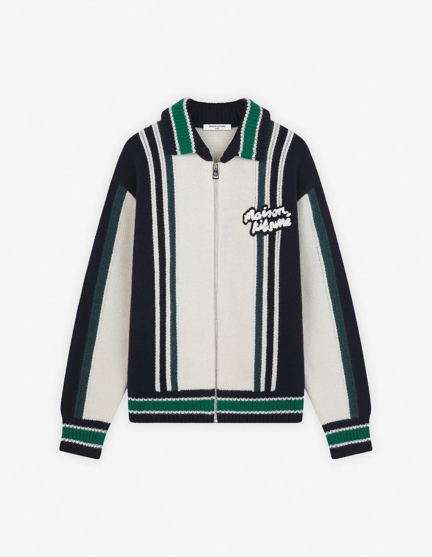 KNITTED COLLEGE BLOUSON