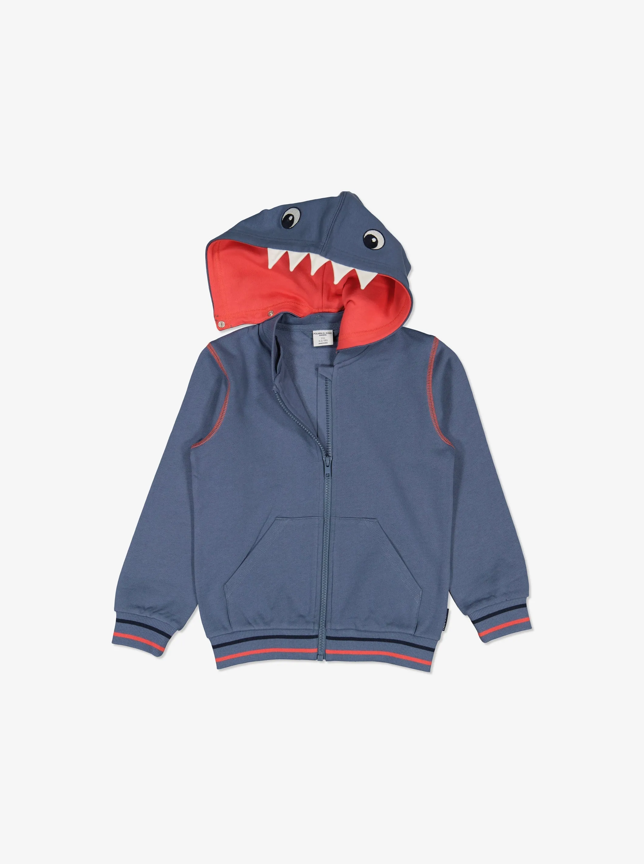 Shark Applique Kids Hoodie