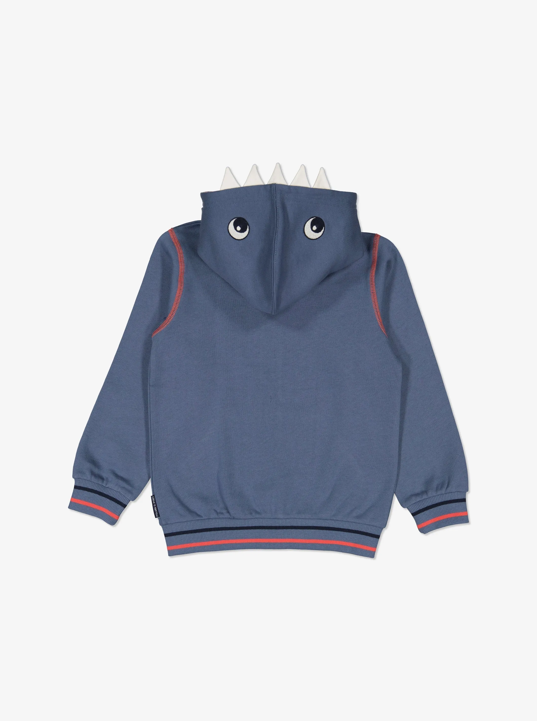 Shark Applique Kids Hoodie