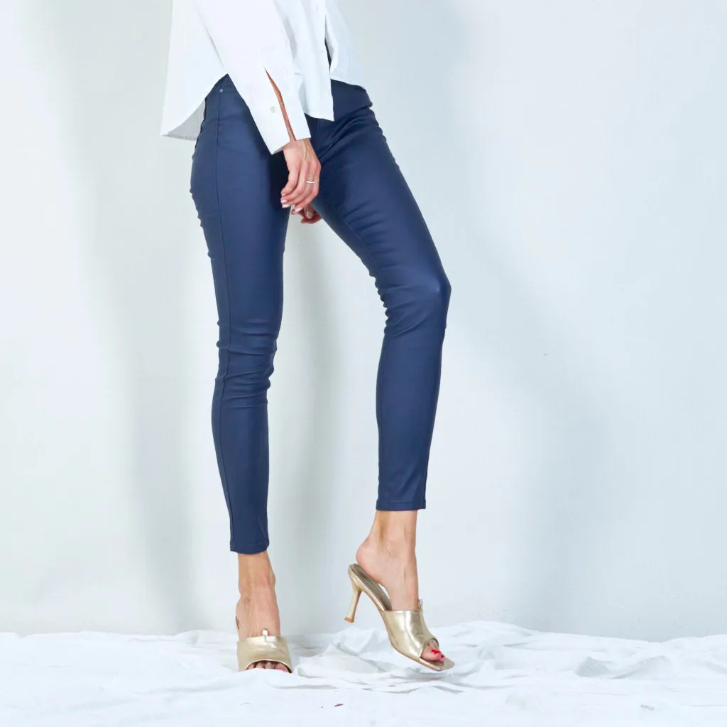 Sleek high-waisted skinny pants wholesale