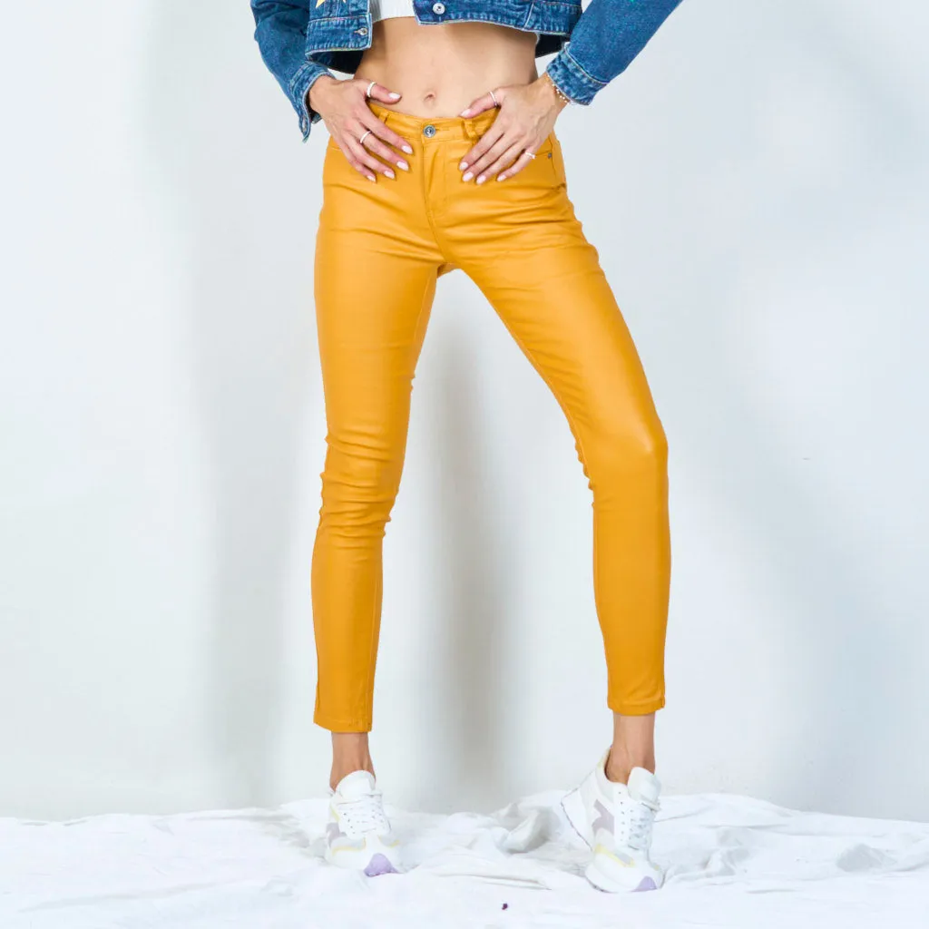 Sleek high-waisted skinny pants wholesale