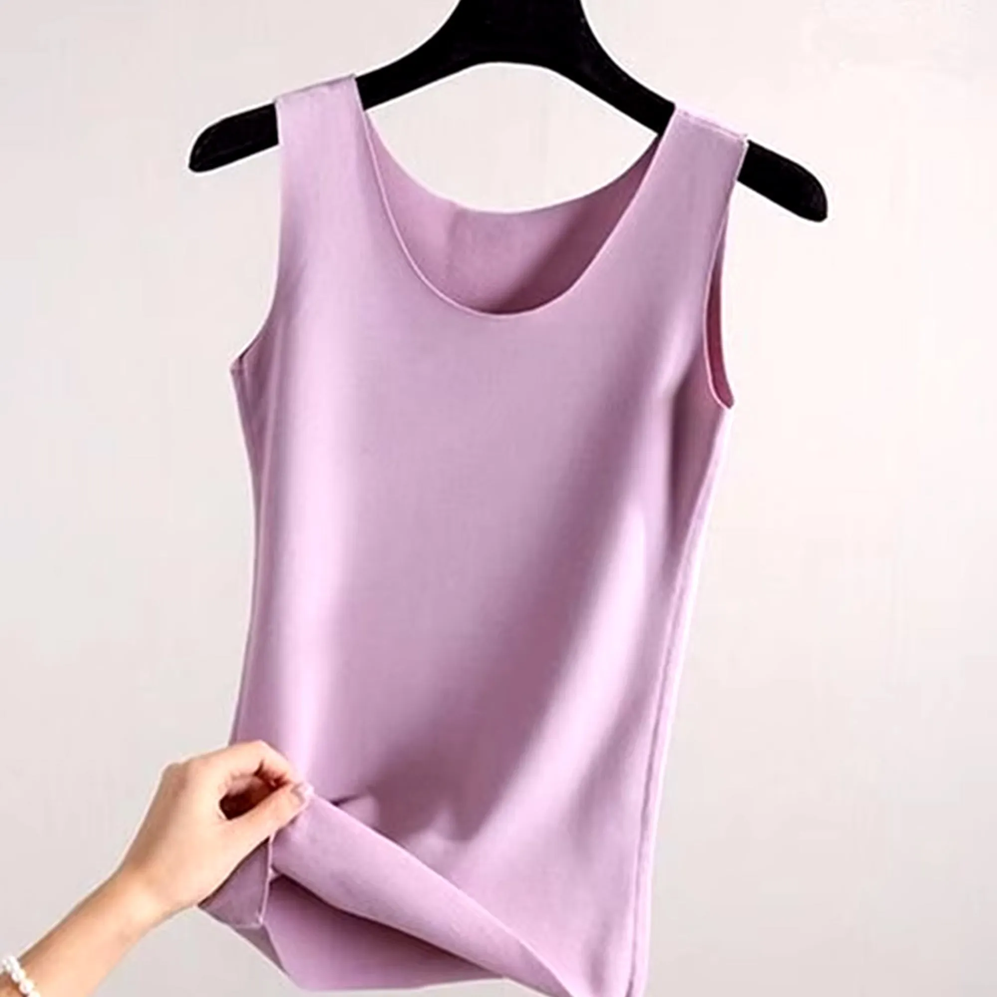 Women Winter Fleece Tank Top